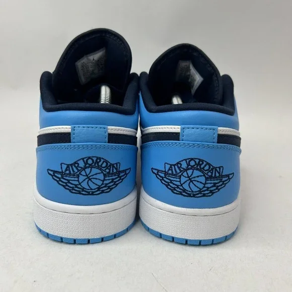 Nike Shoes Jordan 1 Low Retro “UNC Powder Blue Obsidian” 2023 - Picture 5 of 8